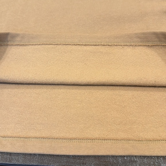 Aware by Vero Moda Sweatshirt Dress Pocket Dress Size XS Puff Sleeve Tan Comfy - Picture 11 of 13